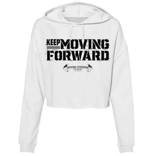 KEEP MOVING FORWARD - WOMEN'S CROP HOODIE - $7CBRJD$ Thumbnail