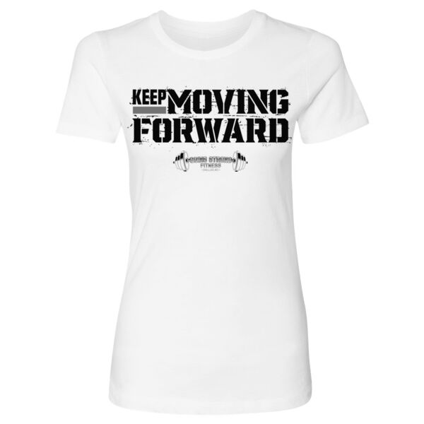 KEEP MOVING FORWARD - WOMEN'S FITTED T-SHIRT - $7CBRJD$ Thumbnail