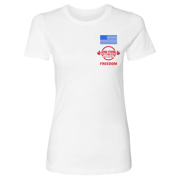 FREEDOM - WOMEN'S FITTED T-SHIRT - $K8GJ2H$ Thumbnail