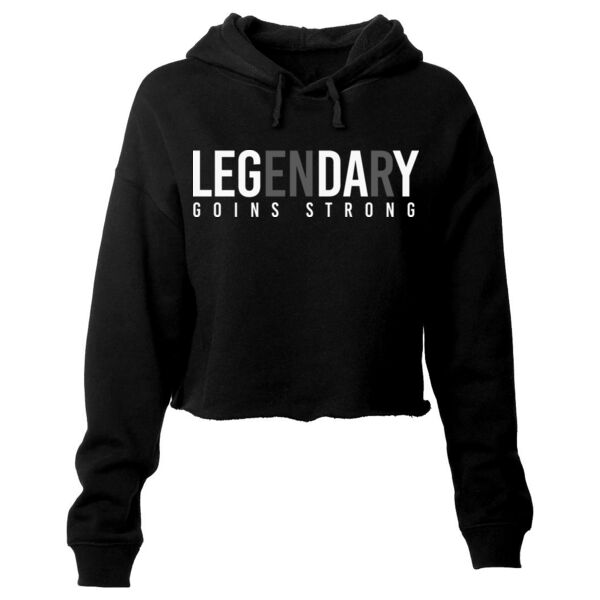 LEGENDARY LEG DAY - WOMEN'S CROP HOODIE - $6DH7QB$ Thumbnail